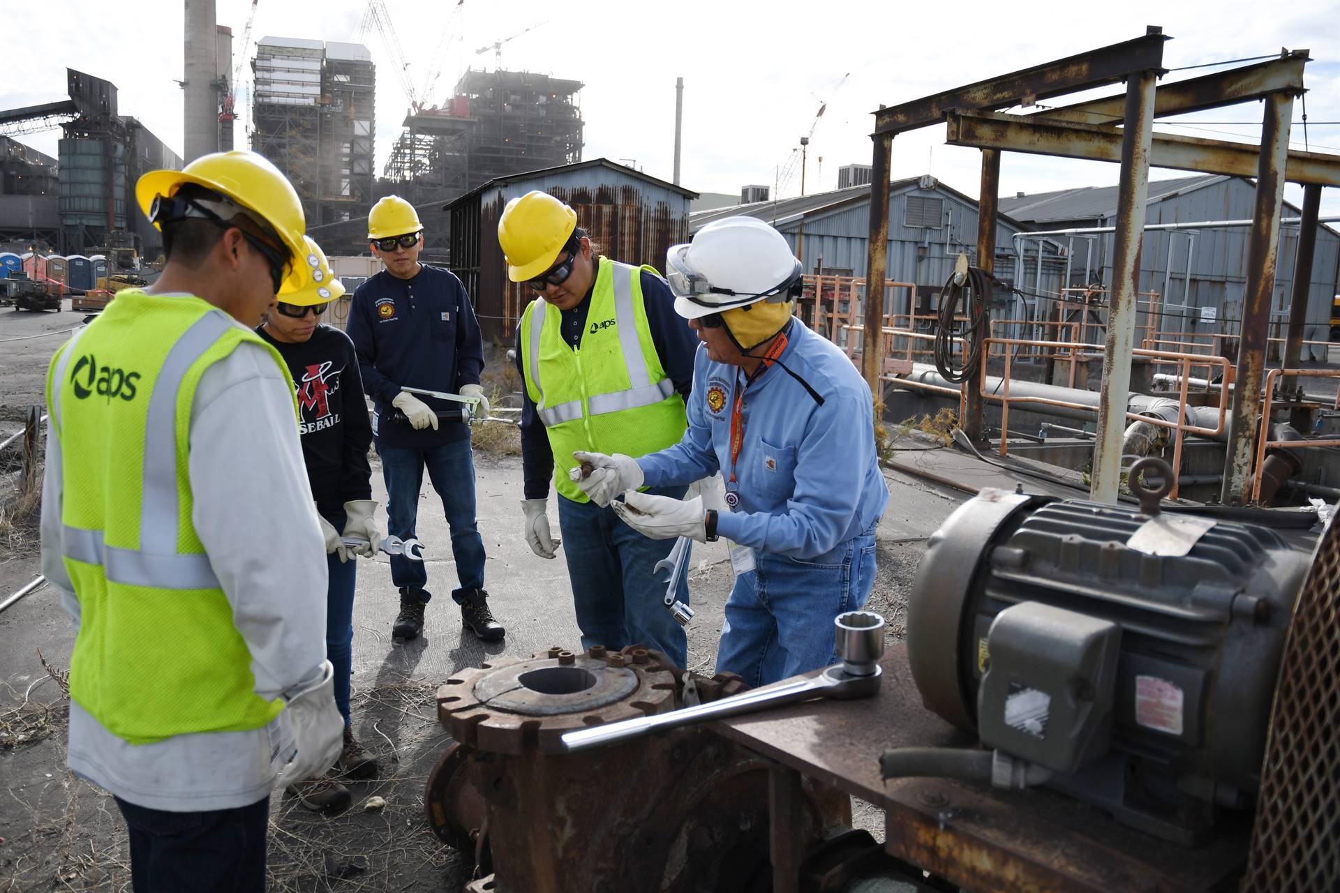 ICO students in construction program